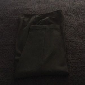 Classic dress slacks side zip sits at waist